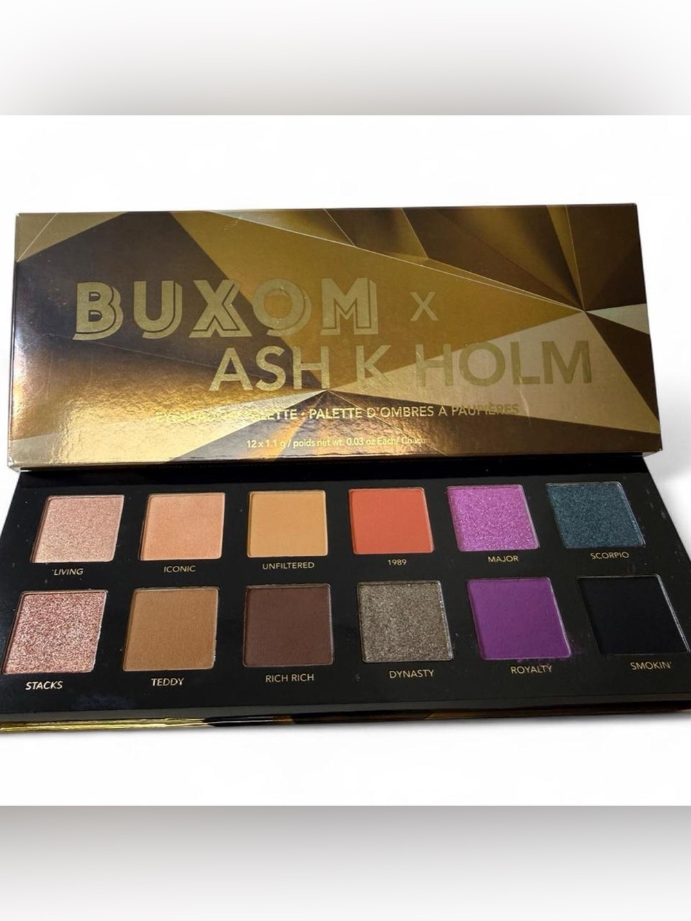 Buxom x Ash K Holm Eyeshadow Palette-NIB